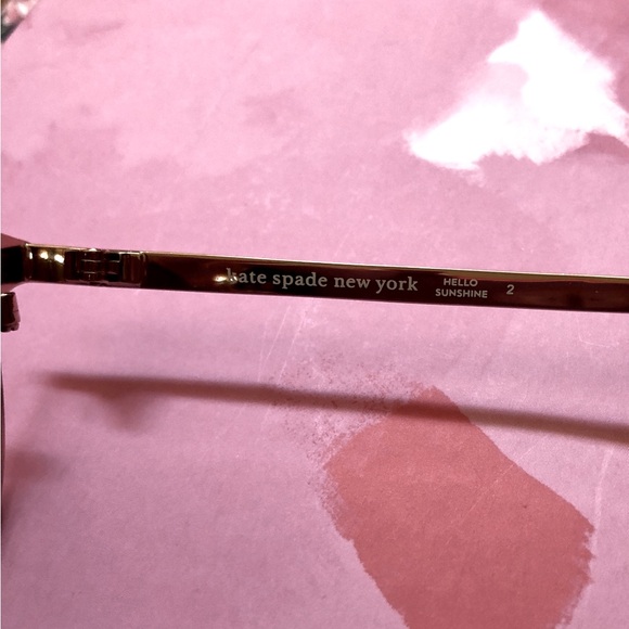 Kate Spade Joelynn Cat Eye Sunglasses In Violet Havana - Picture 4 of 6